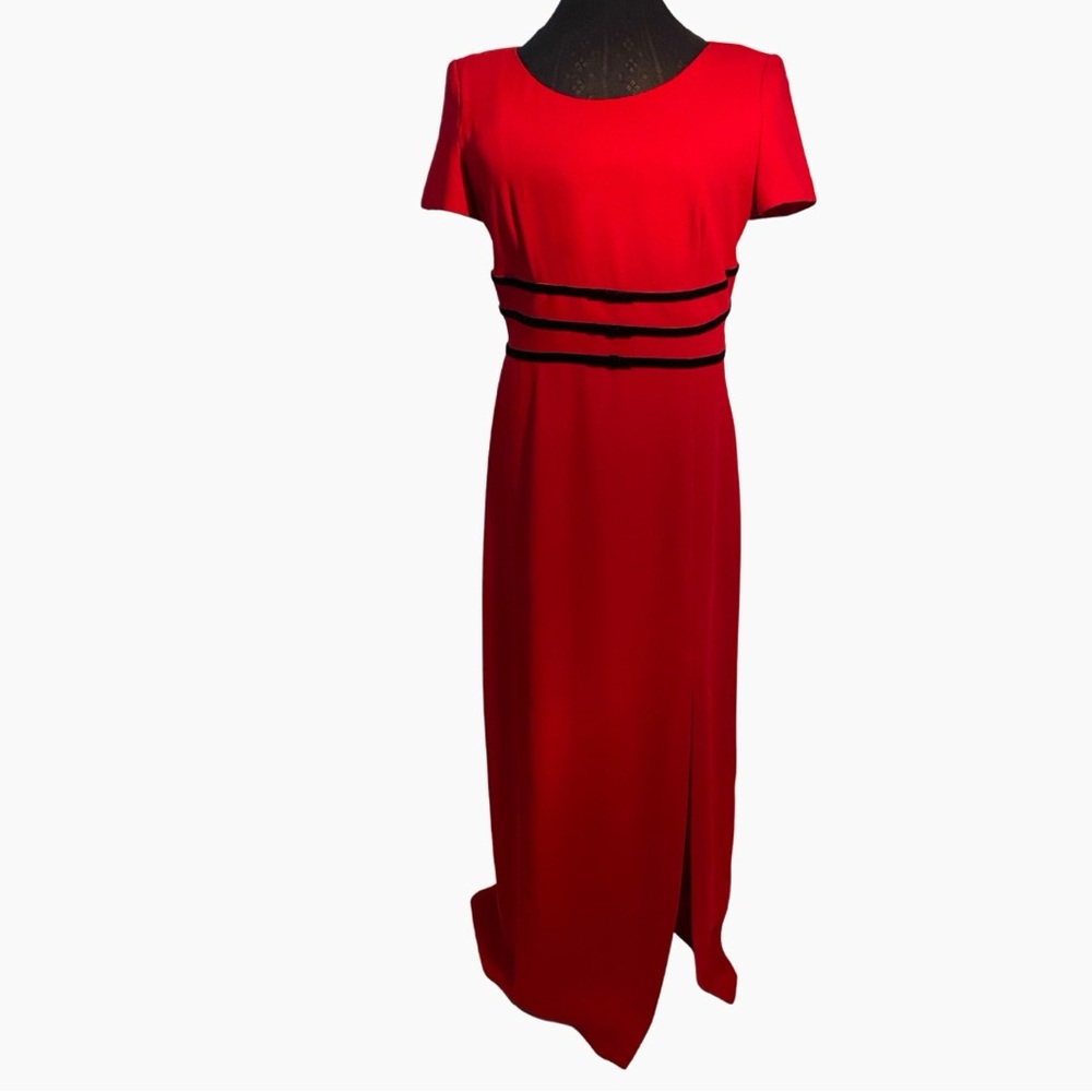 Vintage Saks Fifth Avenue 1980s Donna Ricco maxi dress Princess Diana style